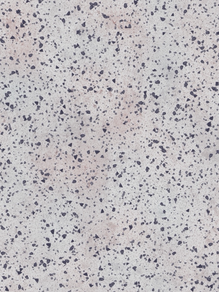 Polished granite slab with crystalline speckled veining